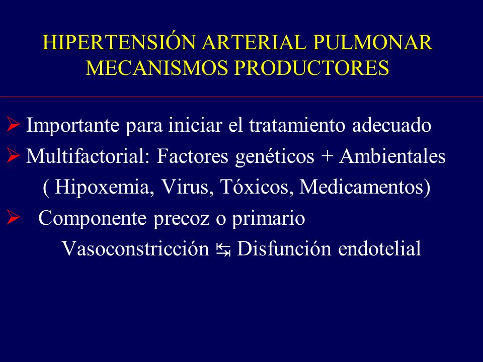 Es la hipertensión idiopática genética